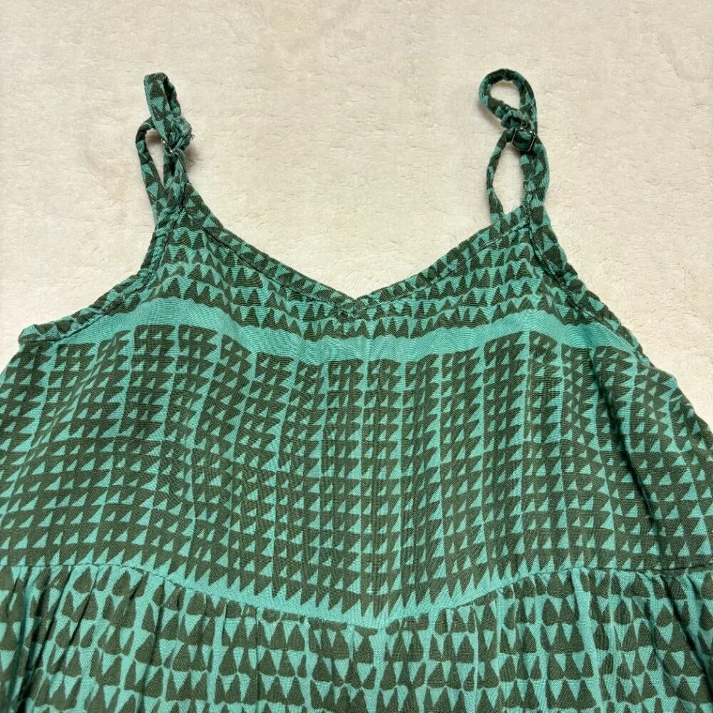 Manaola Keiki Romper Green Niho Kū Toddler Girls Hawaii Rayon Size Small - Picture 3 of 11